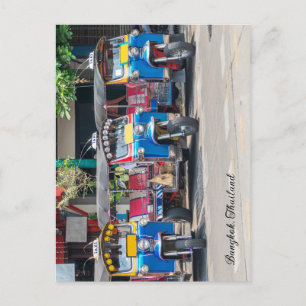 Bangkok Tuk Tuks Postkarte