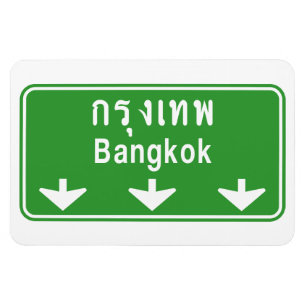 Bangkok voran passen heraus auf! ⚠ magnet
