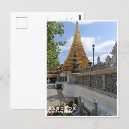 Bangkok, Wat Phra Kaew, Thailand Postkarte