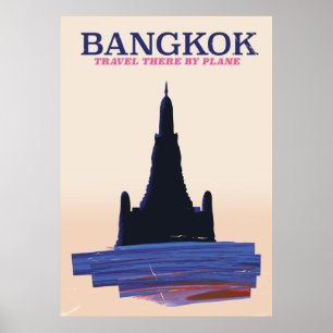 Bangkok Wat Poh Travel Poster