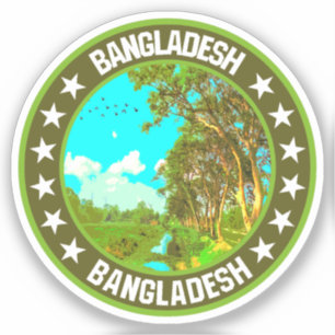Bangladesch Aufkleber