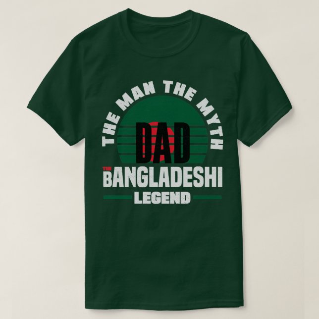 Bangladesch - Bangladesch - Zitat zur Flagge von B T-Shirt (Design vorne)