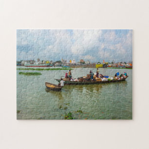 Bangladesch Boat People. Puzzle