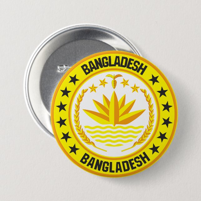 Bangladesch Button (Vorne & Hinten)