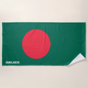 Bangladesch Flag Splendid Patriotic Strandtuch