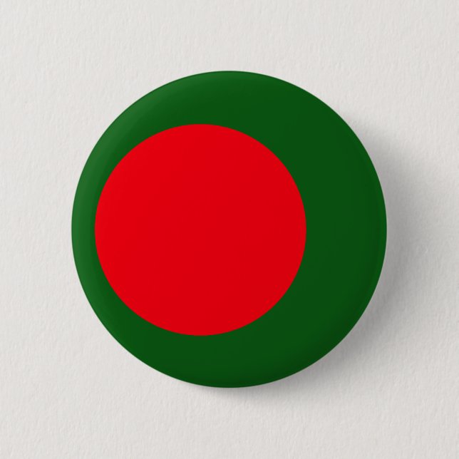 Bangladesch-Flagge Button (Vorderseite)