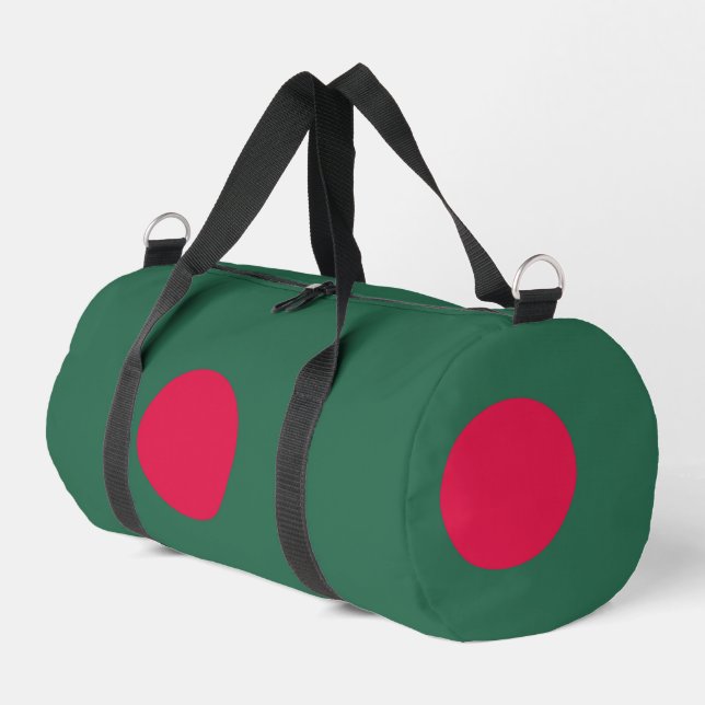 Bangladesch-Flagge Duffle Bag (Linke Seite)