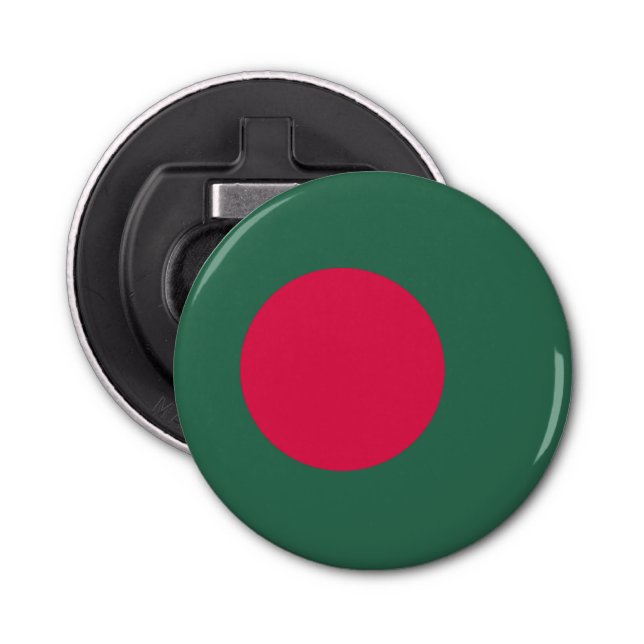 Bangladesch-Flagge Flaschenöffner (Vorderseite)