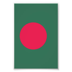 Bangladesch-Flagge Fotodruck