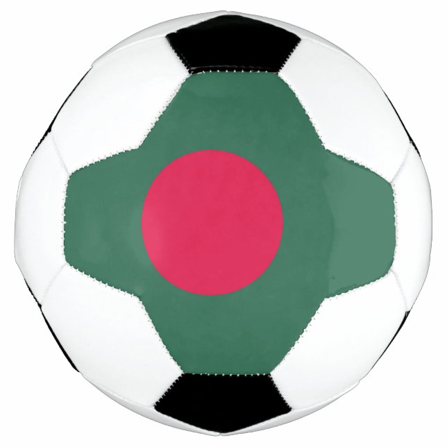Bangladesch-Flagge Fußball (Vorderseite)