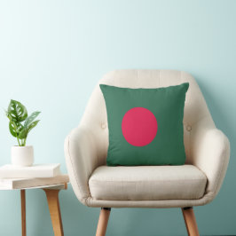 Bangladesch-Flagge Kissen