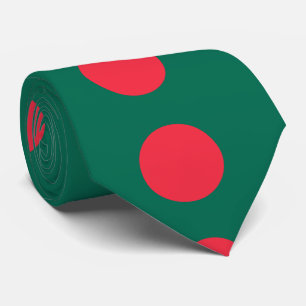 Bangladesch-Flagge Krawatte