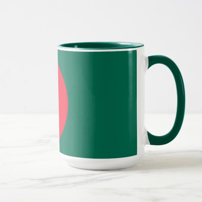 Bangladesch-Flagge Tasse (Rechts)