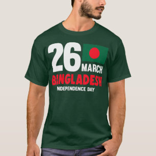 Bangladesch-Flagge Vintag Bangladesch Unabhängigke T-Shirt