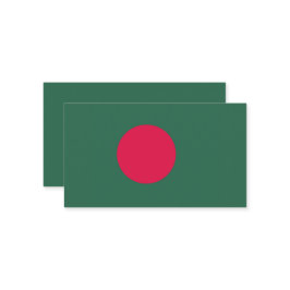 Bangladesch-Flagge Visitenkarte