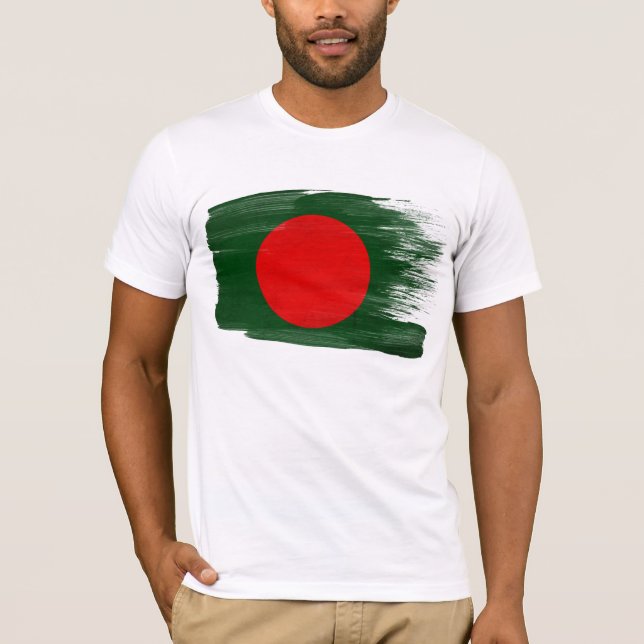 Bangladesch-Flaggen-T - Shirt (Vorderseite)