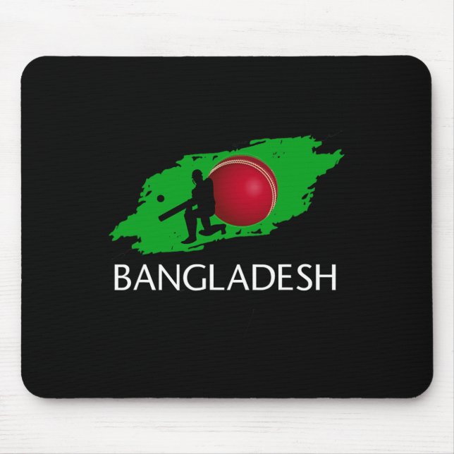 Bangladesch Kricket Trikot Tsman  Mousepad (Vorne)