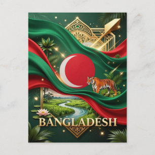 Bangladesch nationale Identitätskultur Postkarte