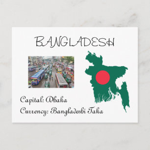 Bangladesch Postkarte