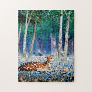 Bangladesch Sundarban Native Deer Jigsaws. Puzzle