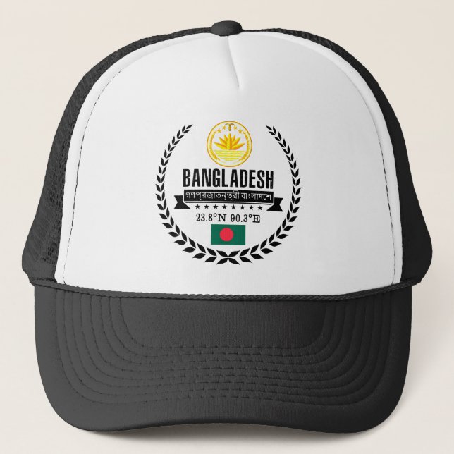 Bangladesch Truckerkappe (Vorderseite)