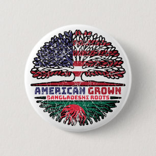 Bangladesch - USA USA USA USA Button