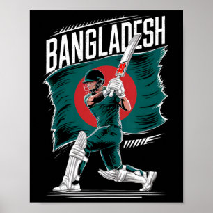 Bangladeschischer Cricket-Spieler-Trainer-Fans Ban Poster