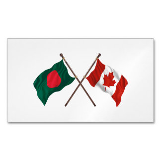 Bangladesh & Canada Flag Magnet – Cultural Pride