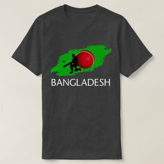 Bangladesh Cricket Jersey Batsman T-Shirt (Design vorne)
