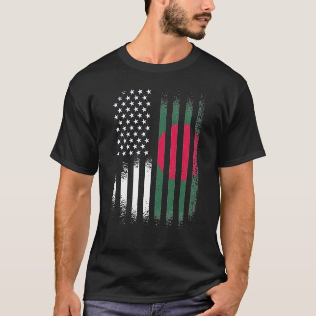 Bangladeshi American Heritage Month Bangladesh Pat T-Shirt (Vorderseite)