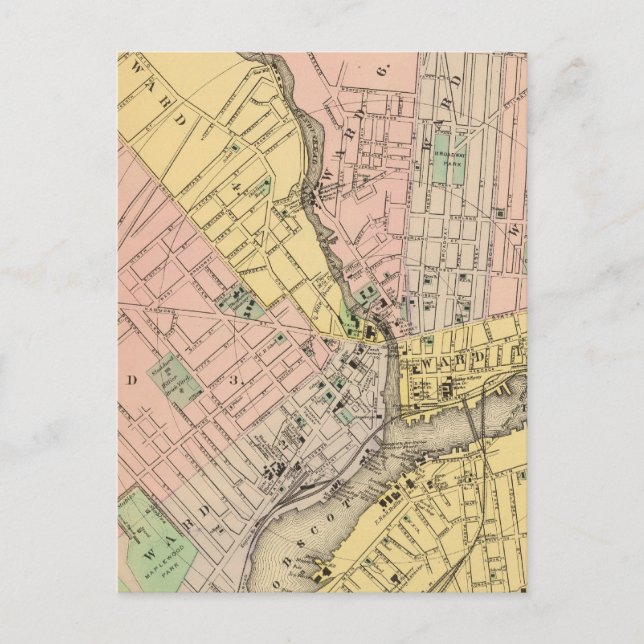 Bangor, Brewer Postkarte (Vorderseite)