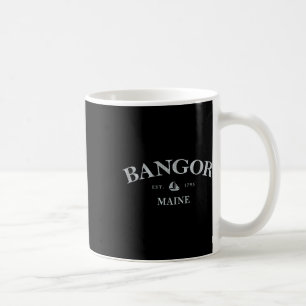 Bangor Maine _ Bangor Me Segelboot Kaffeetasse