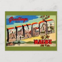 Bangor Maine Grußkarte