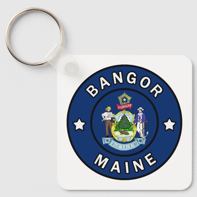 Bangor Maine Schlüsselanhänger (Vorderseite)