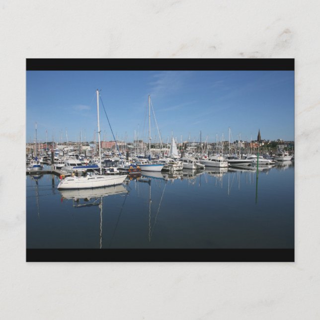 Bangor Marina Postkarte (Vorderseite)