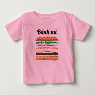 Banh Mi Vietnamese Sandwich französisches Brot Bag Baby T-shirt