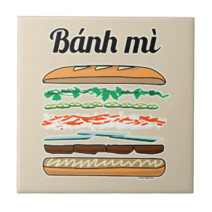 Banh Mi Vietnamese Sandwich französisches Brot Bag Fliese