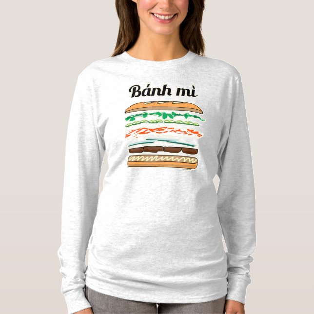 Banh Mi Vietnamese Sandwich französisches Brot Bag T-Shirt (Vorderseite)