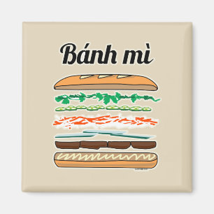 Banh MI vietnamesisches Stangenbrot des Magnet