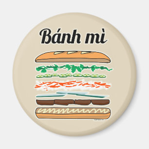 Banh MI vietnamesisches Stangenbrot des Magnet