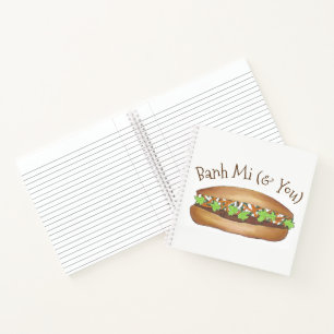 Banh Mi & You Pork Sandwich Vietnamese Food Feinsc Notizbuch