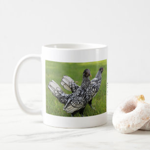 Banham Hühner Schwarz/Weiß Tasse Sammler