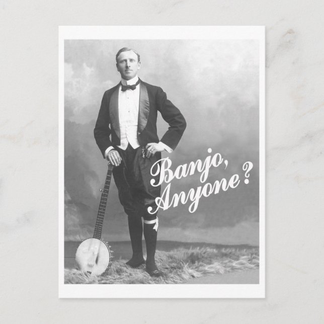 Banjo Anyone Postcard Postkarte (Vorderseite)