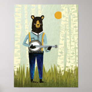 Banjo Bear - Originalversion Poster