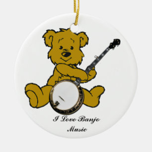 BANJO BEAR ORNAMENT