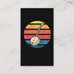 Banjo Bluegrass Geschenk für Musiker Visitenkarte