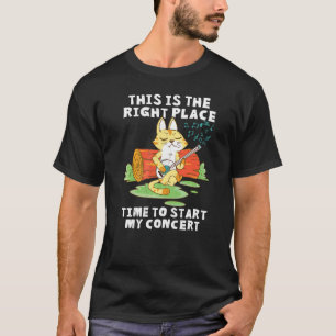 Banjo Cat Dies ist der richtige Zeitpunkt, um mein T-Shirt