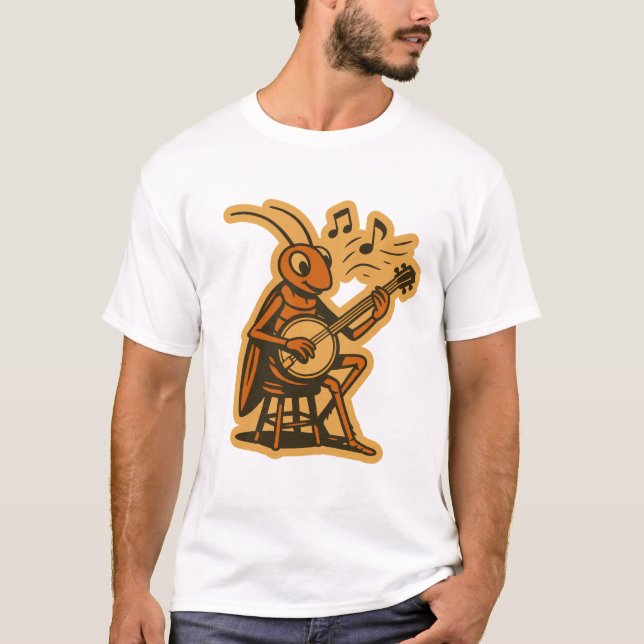 Banjo Cricket T-Shirt (Vorderseite)