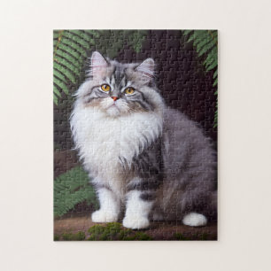 Banjo Der Fluffy Persian Cat, Jigsaw Puzzle
