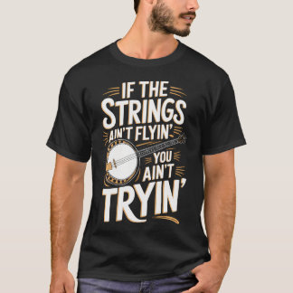 Banjo-Fingerpicking - Bluegrass-Folk-Country T-Shirt
